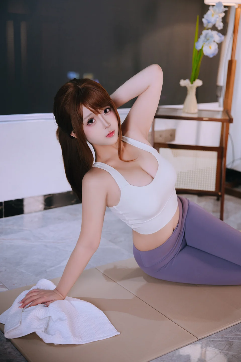 日奈娇 - 瑜伽训练 [168P,6V-1.47GB] tg@simisebaisi 【丝足阁】006.webp